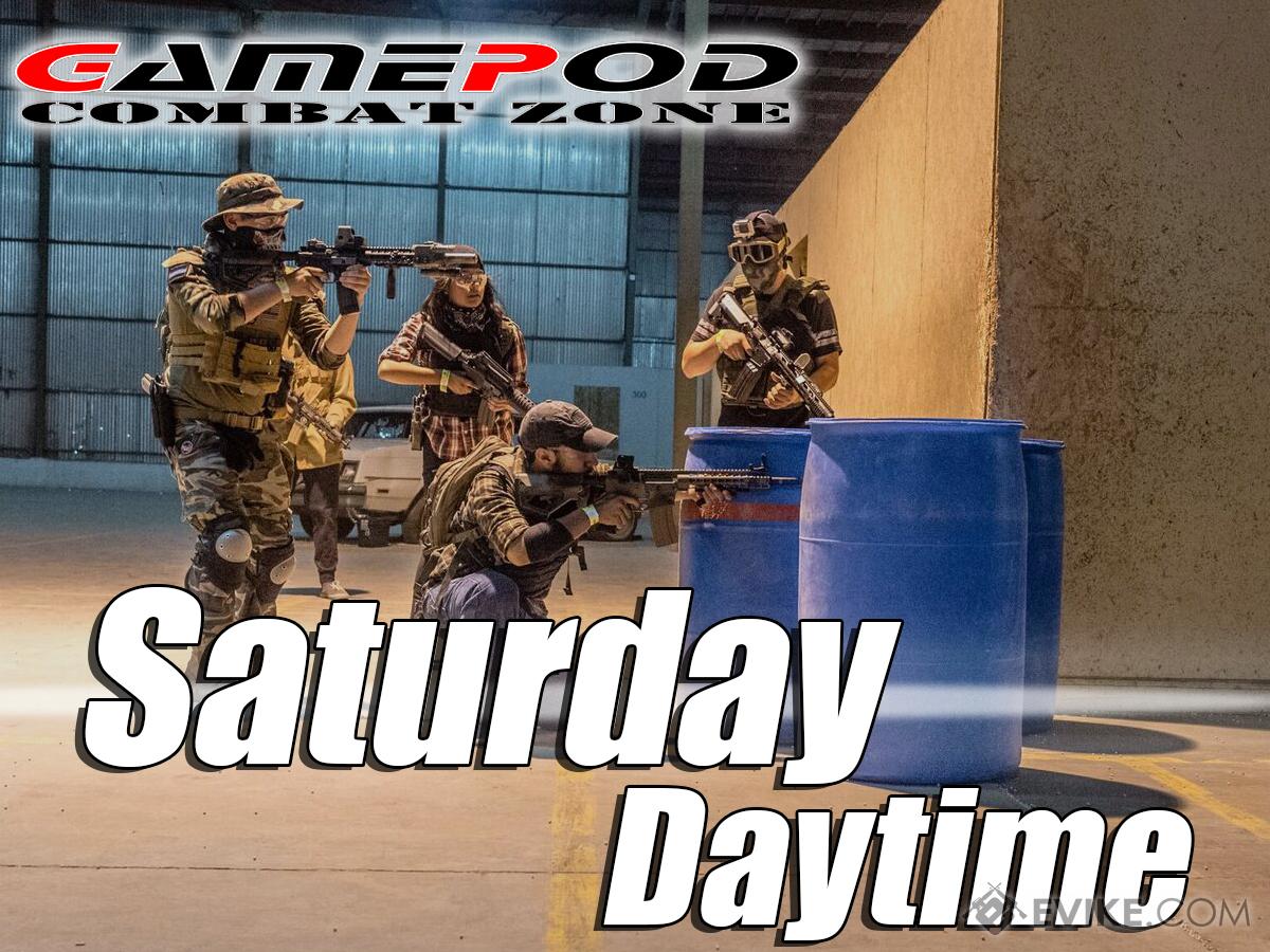 Gamepod Combat Zone Field Admission Pass Ticket Saturday Daytime