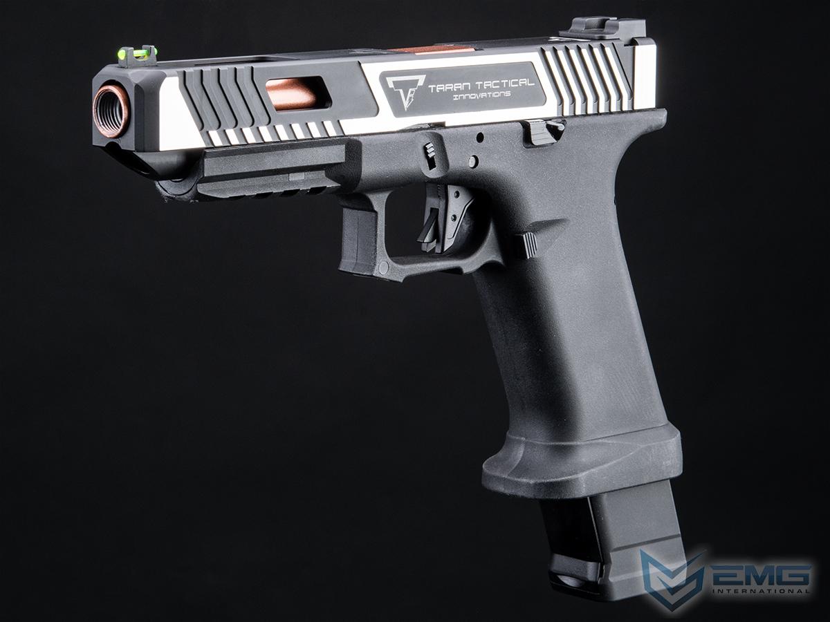 EMG Custom TTI JW2 Combat Master Slide + Ultimate GBB Frame Custom Airsoft  Gas Blowback Pistol (Color: Silver Slide / Smooth Frame / CO2) | EMG Arms