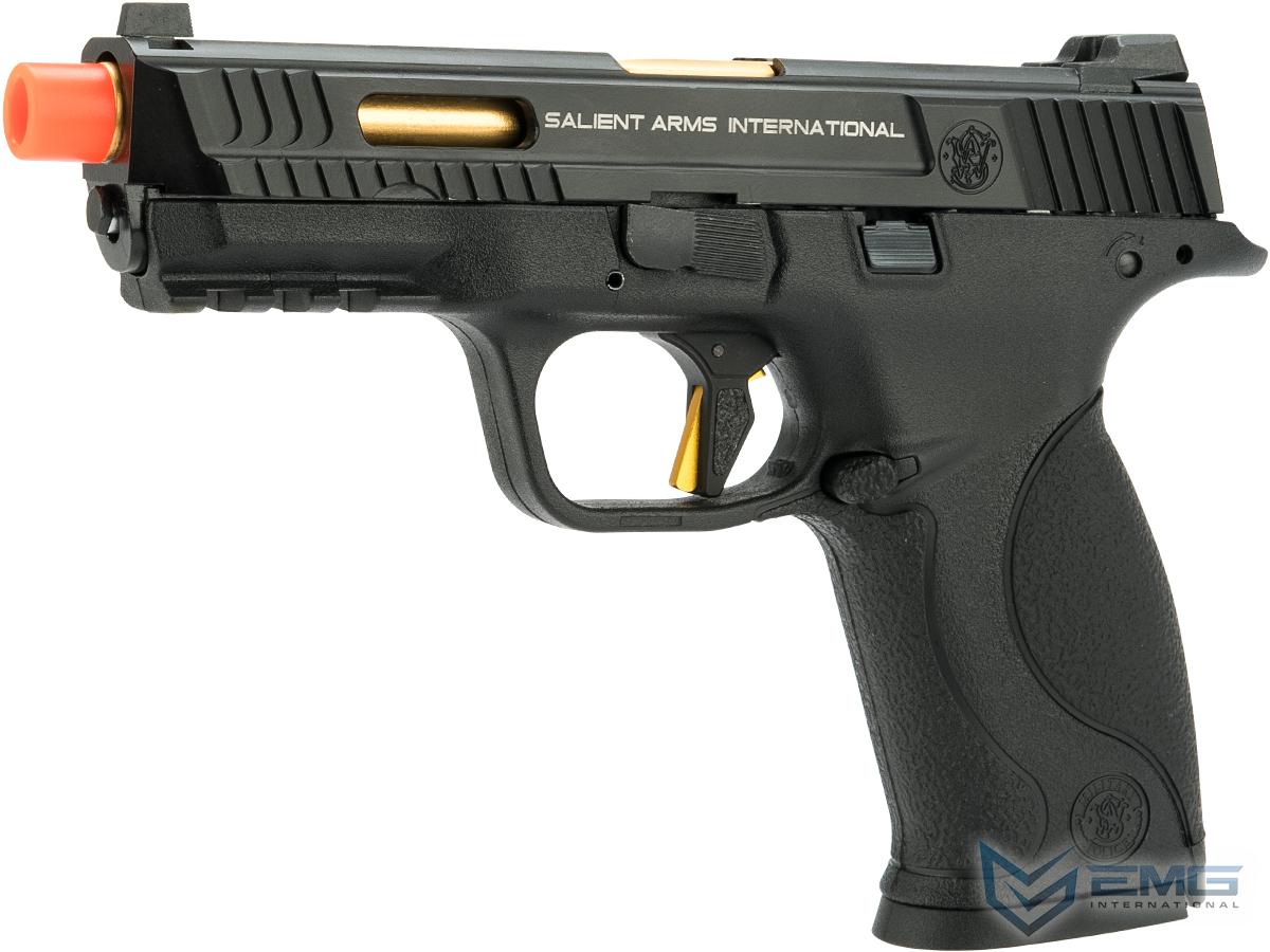 EMG / SAI / Smith & Wesson Licensed M&P 9 Full Size Airsoft GBB Pistol with  Enhanced Angel Custom Trigger (Package: Black / Gun Only) | EMG Arms