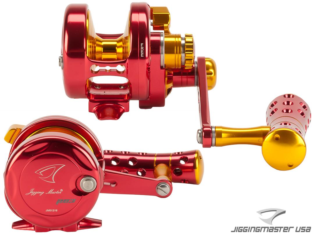 Jigging Master Power Spell Fishing Reel (Color: Red-Gold / PE3