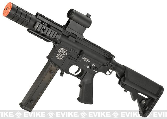 Evike Custom G P Class I 9mm M4 Patriot Airsoft AEG Rifle Package Gun