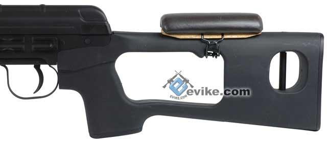 Matrix SVD II Dragunov Bolt Action Airsoft Sniper Rifle Color Stealth