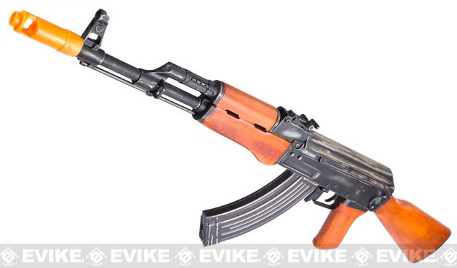 Aps Ak47 Battle Veteran Full Metal Electric Blowback Airsoft Aeg Rifle W Real Wood Furniture 2424