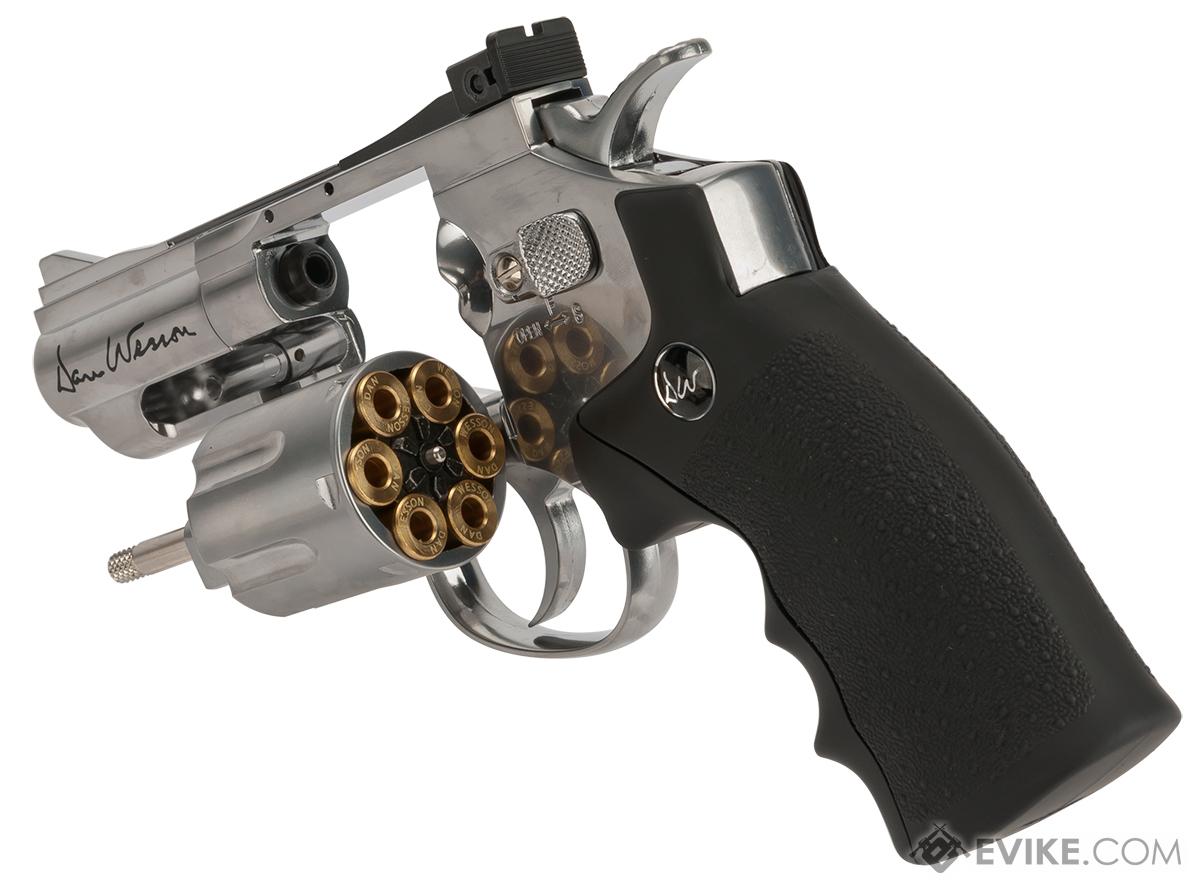 Asg Dan Wesson Co Powered Mm Airgun Revolver Color Silver