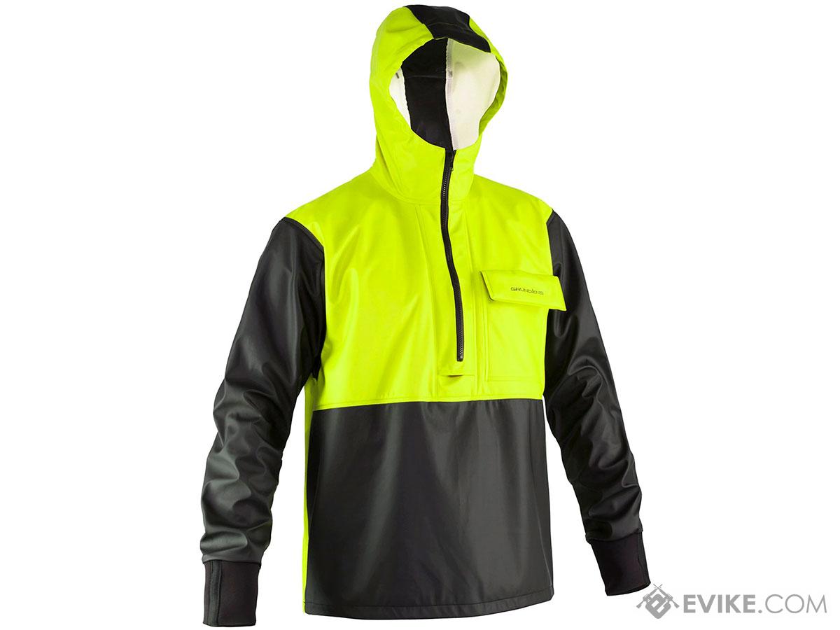 Grunden Neptune 103 Anorak Fishing Pullover Size Hi Vis Yellow