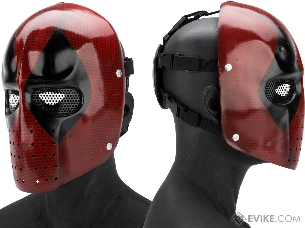 Evike R Custom Fiberglass Snarky Mercenary Full Face Mask Color