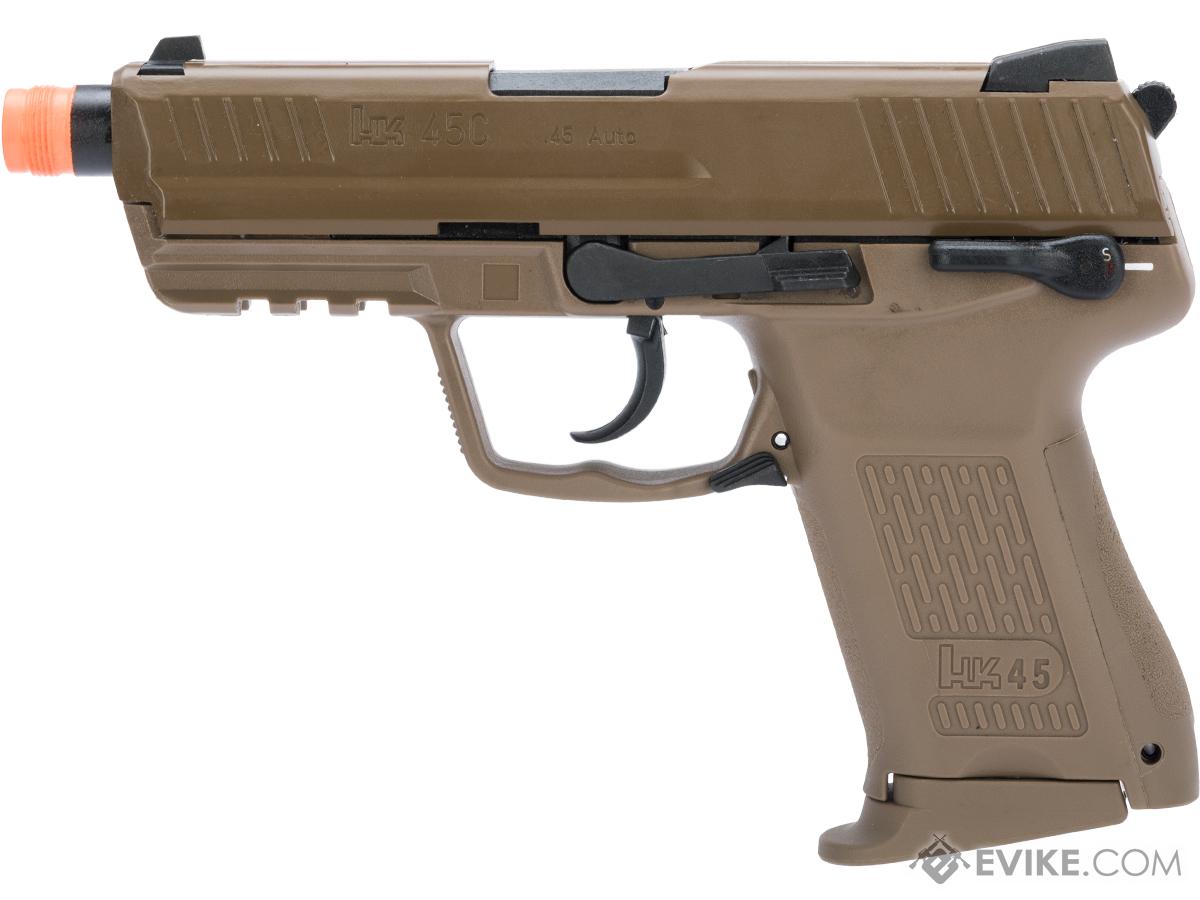 Umarex Heckler Koch Licensed HK45 Compact Tactical Airsoft GBB Pistol