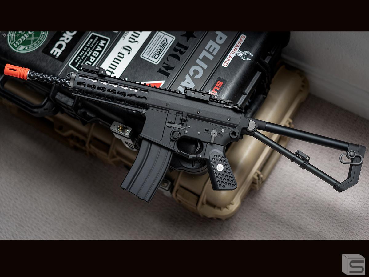 EMG Knights Armament Airsoft PDW M2 Gas Blowback Airsoft Rifle