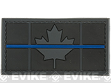 Matrix Canadian Thin Blue Line PVC Morale Patch - Subdued