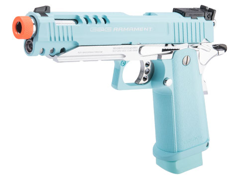 G&G GPM1911 CP Gas Blowback Airsoft Pistol w/ Hard Case (Color: Macaron  Blue), Airsoft Guns, Gas Airsoft Pistols -  Airsoft Superstore