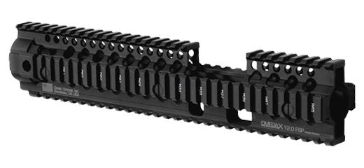 Daniel Defense Licensed Omega X Rail System for Airsoft AEG by Madbull (Color: Black / 12 / LW)