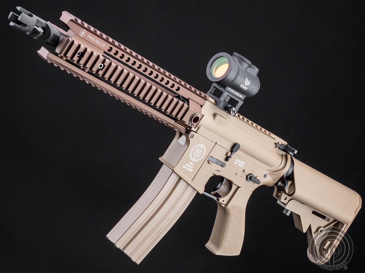 SOCOM Gear PWS Licensed M4 MK1 Airsoft AEG Rifle by G&G (Color: Tan ...