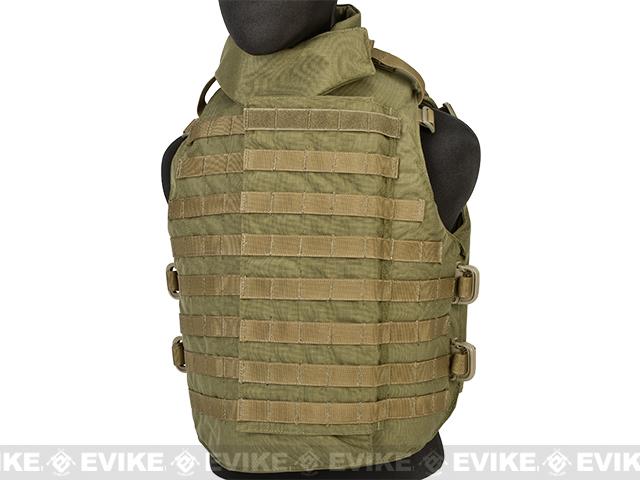 Black Owl Gear / Phantom Interceptor Replica Modular OTV Vest (Color:  Coyote / X-Large)