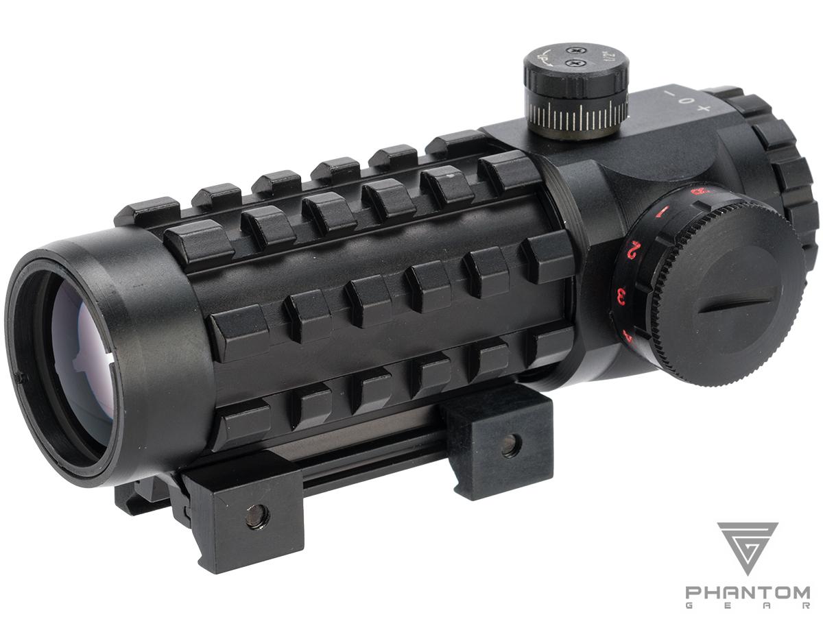 Phantom Gear 3x28 Illuminated Scope with 20mm Accessory Mounts