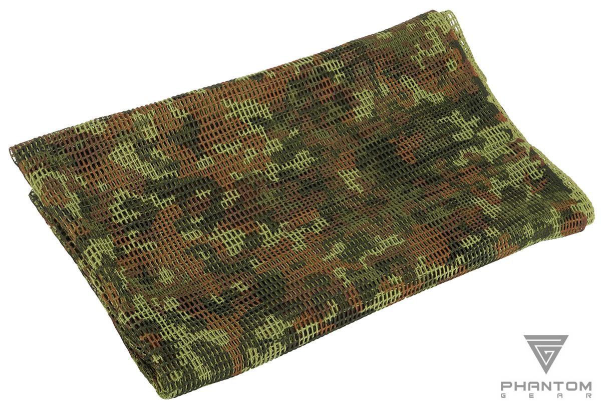 Phantom Gear Perforated Sniper Veil (Color: Flecktarn), Tactical Gear ...