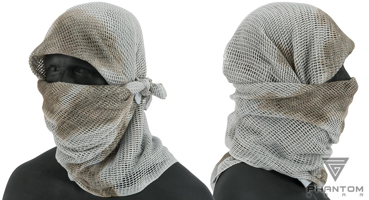 Phantom Gear Perforated Sniper Veil (Color: Alpine Camouflage)