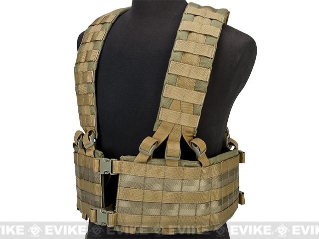 Black Owl Gear / Phantom Operator Load Bearing High Speed Chest Rig (Color: Desert Tan)