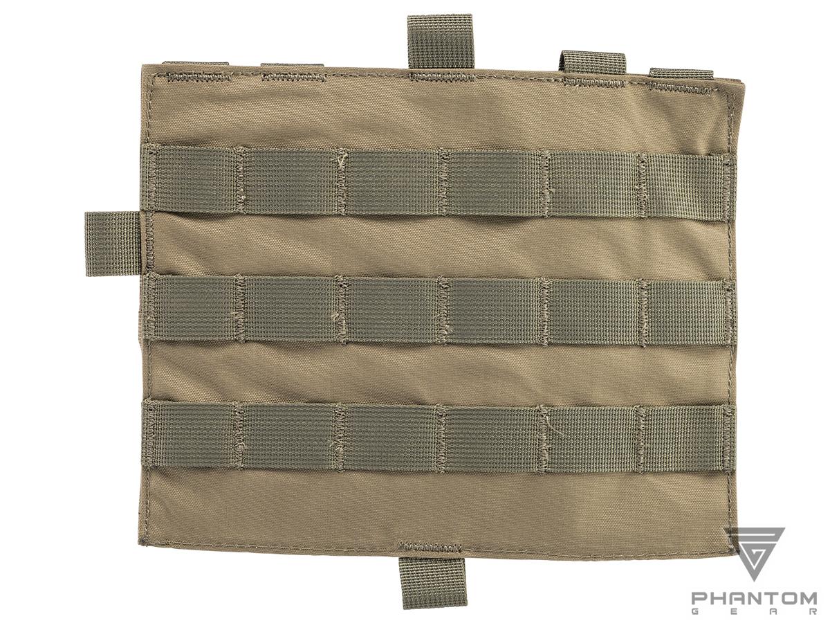 Phantom Gear MOLLE Rear Panel for Plate Carriers (Color: Ranger Green)