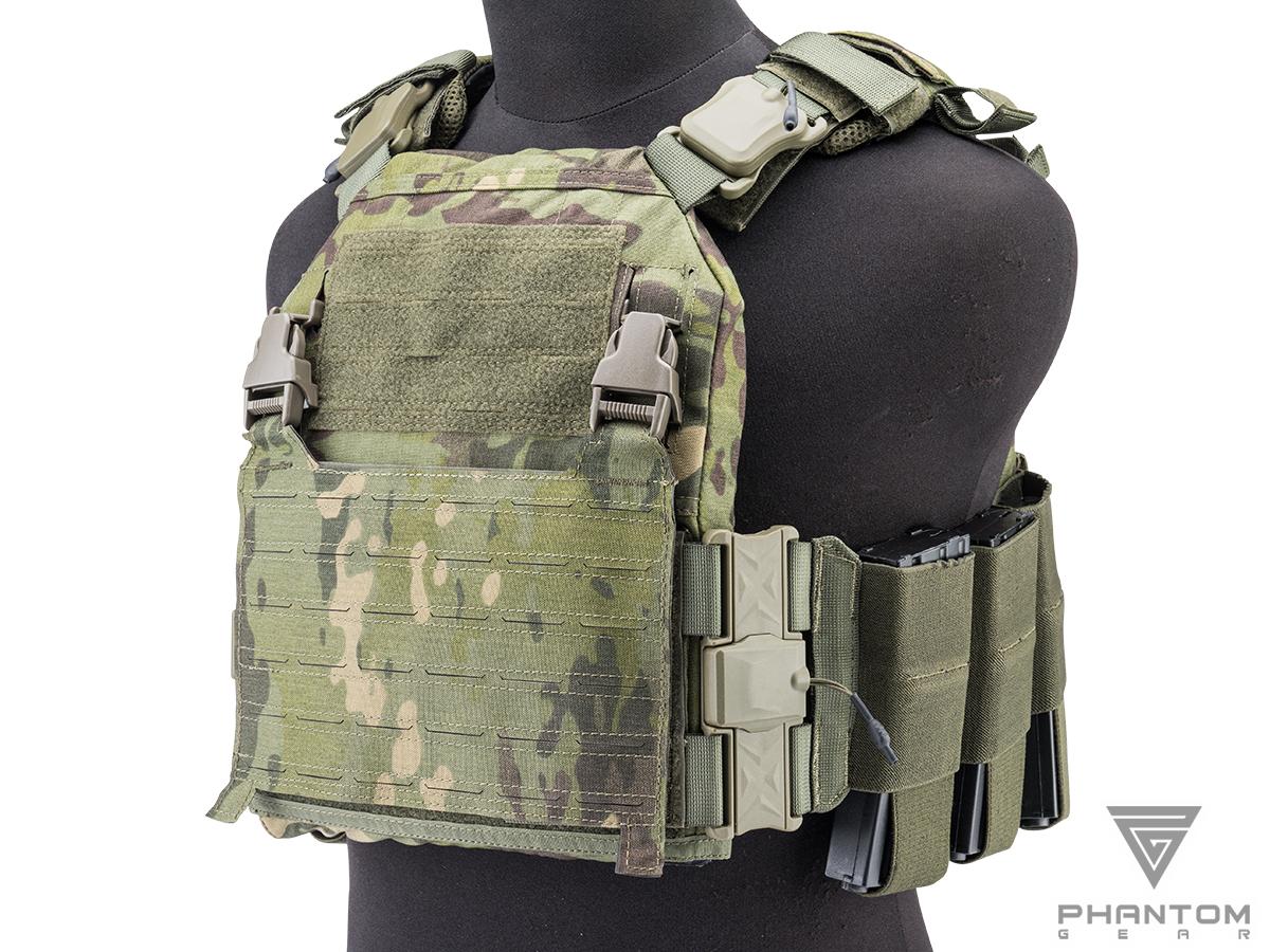 Phantom Gear Polarity Plate Carrier w/ Magnetic QD Buckle System (Color: Multicam Tropic)