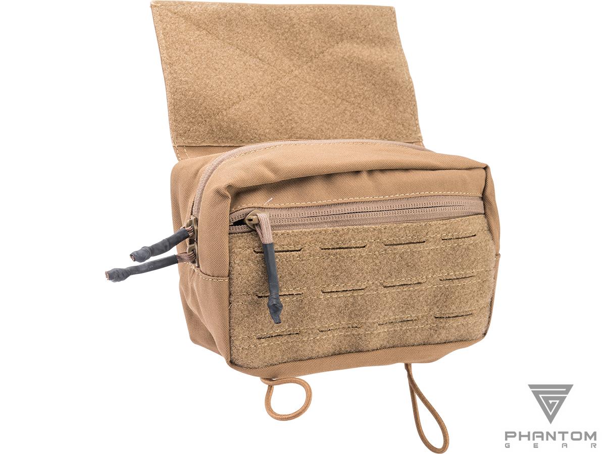 Phantom Gear T-Bag Hook & Loop Lower Plate Carrier Pouch (Color: Coyote Brown)