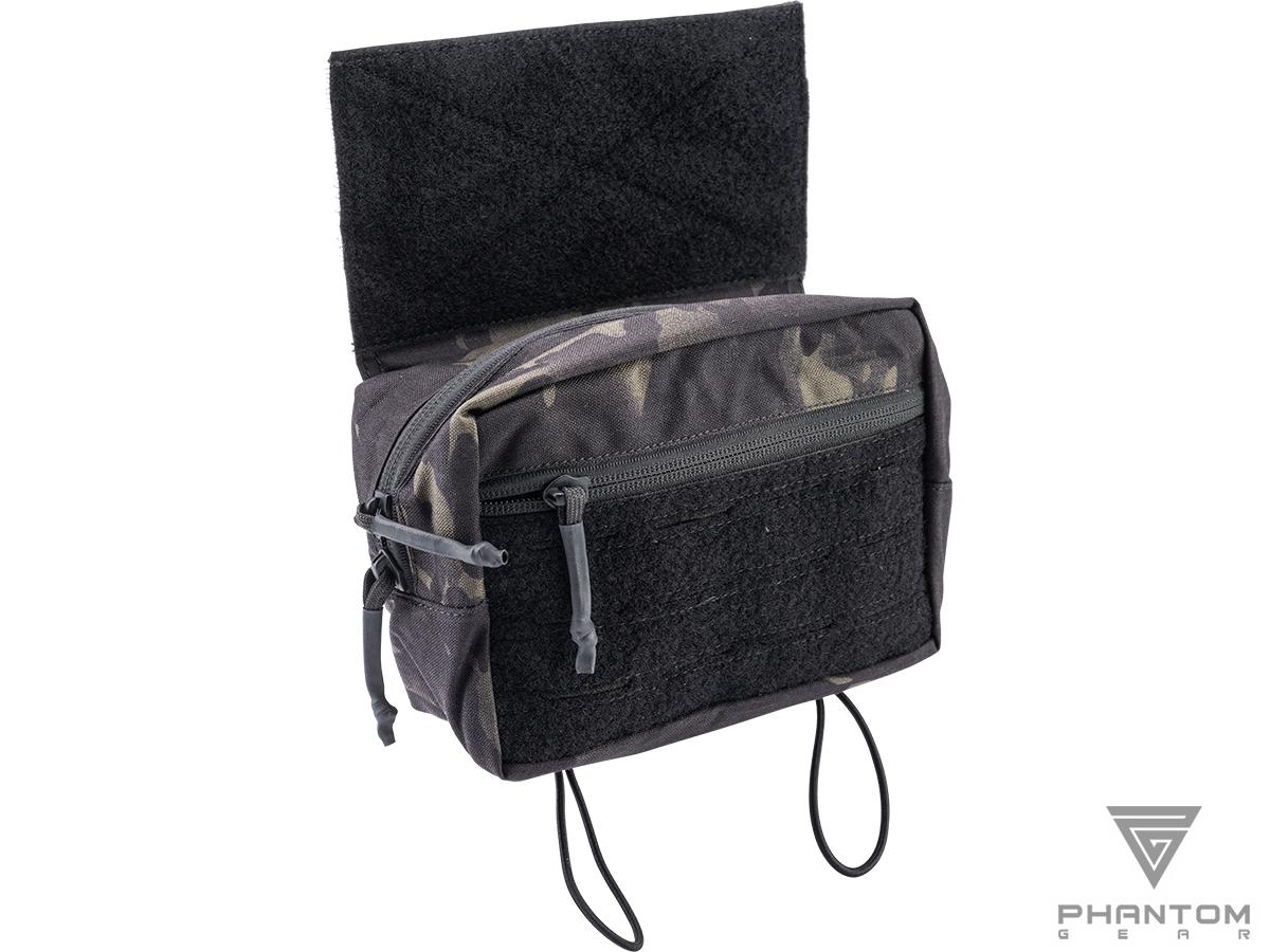 Phantom Gear T-Bag Hook & Loop Lower Plate Carrier Pouch (Color: Multicam Black)