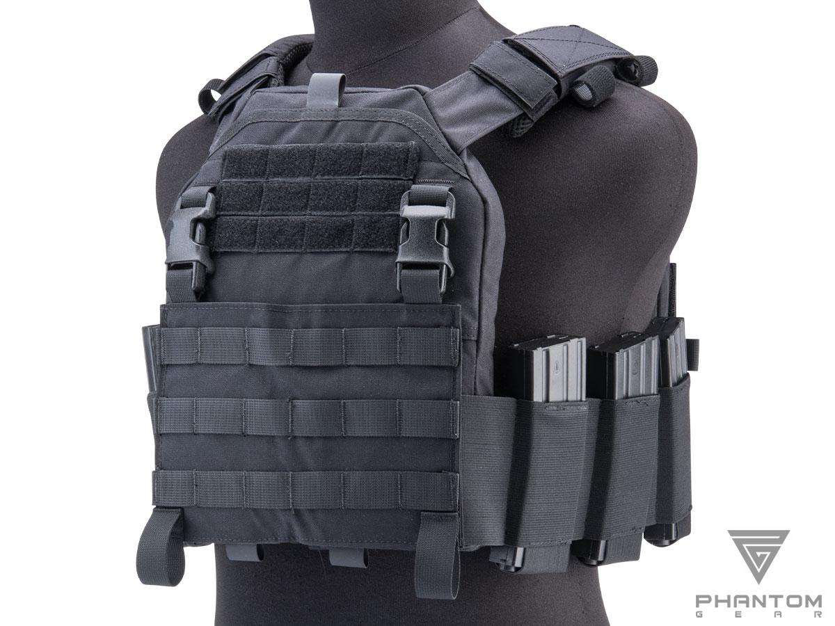 Phantom Gear Wraith T3 Plate Carrier (Color: Black / Medium / Vest Only)