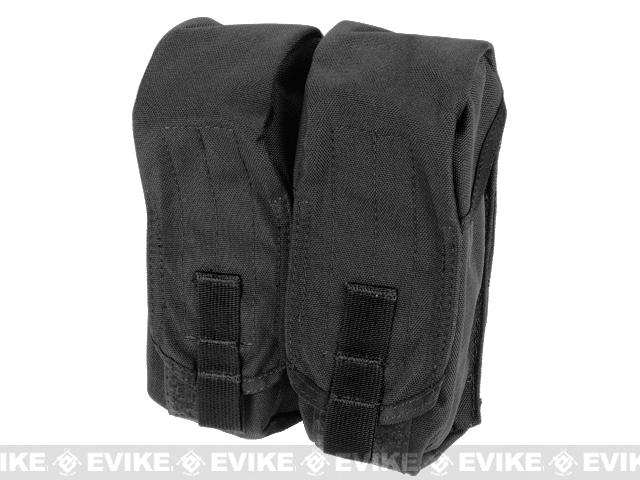 Black Owl Gear / Phantom MOLLE AK M4 G36C Dual-Double Magazine Pouch (Color: Black)