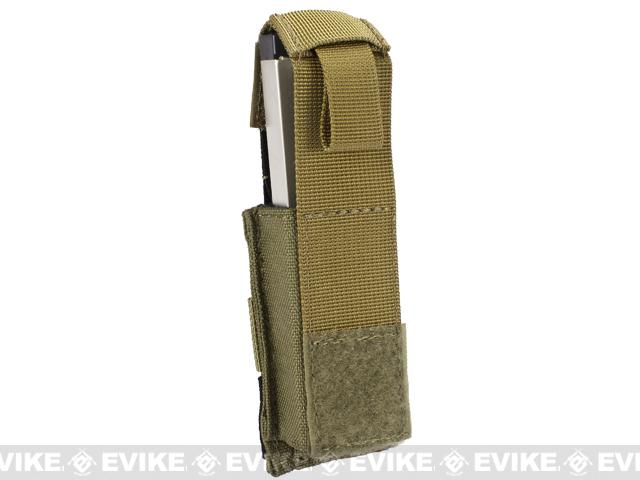 Phantom Gear MOLLE Hard Shell Quick Draw Pistol Magazine Pouch (Color: Tan)