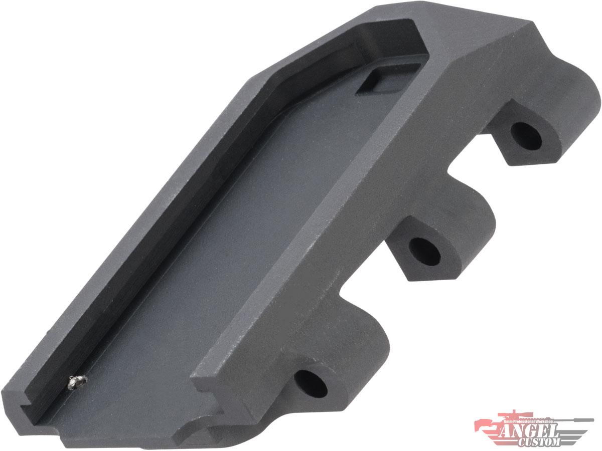 Angel Custom CNC Aluminum Reinforced WE SCAR Hinge Plate (Color: Black)