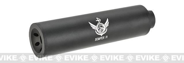 Angel Custom Mock Suppressor for Airsoft GBB Pistols (Version: Semper Fi / 14mm Negative)