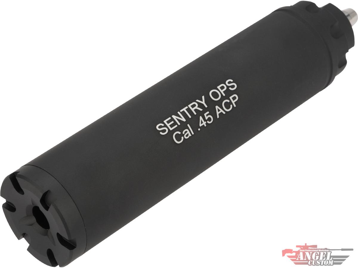 Angel Custom Sentry Mock Suppressor for 16mm Threaded Barrels (Model: Black / Power UP)