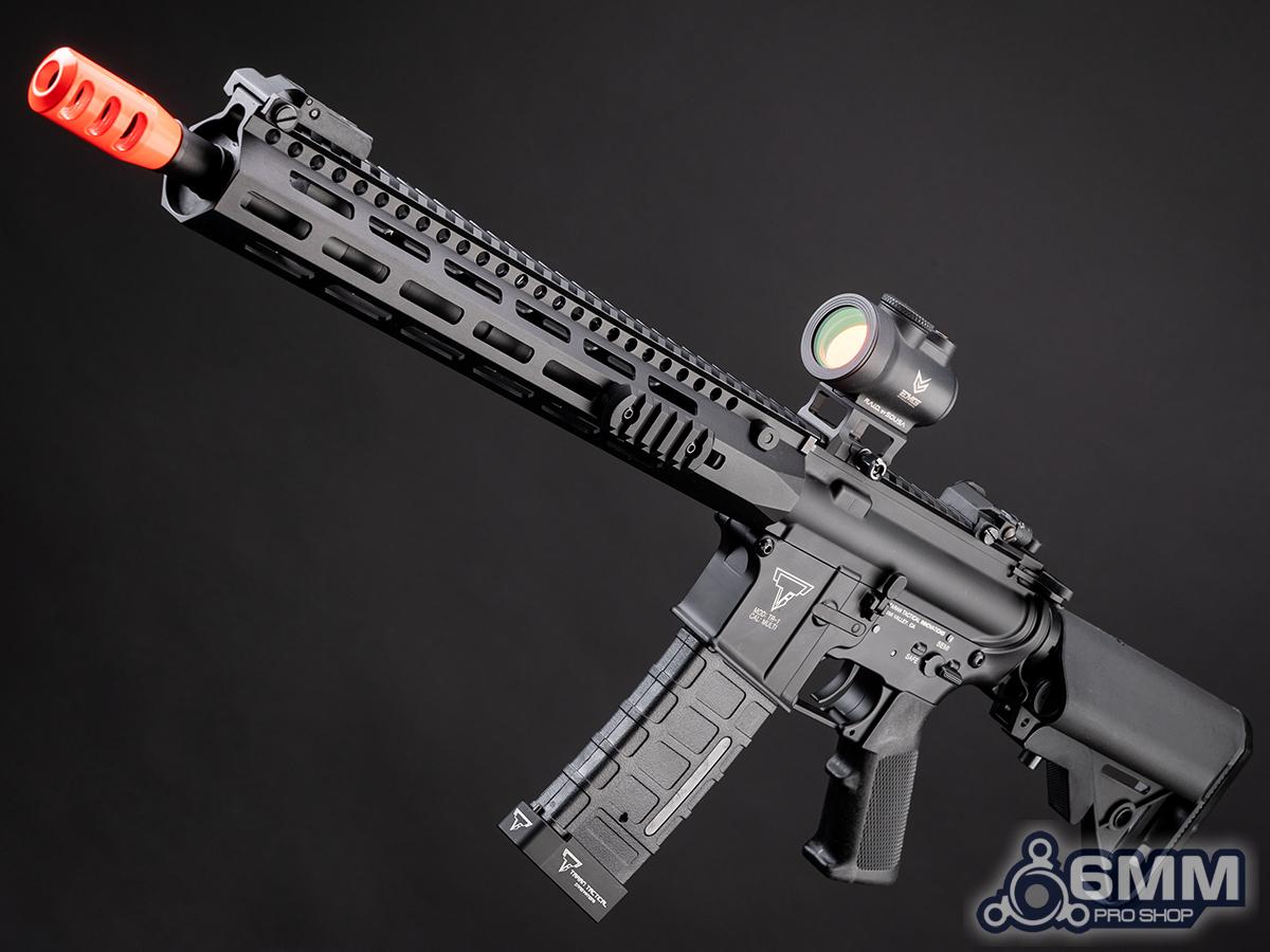 6mmProShop Full Metal AR-15 M4 Airsoft AEG w/ M-LOK Handguard (Color: Black / 13 RIS)