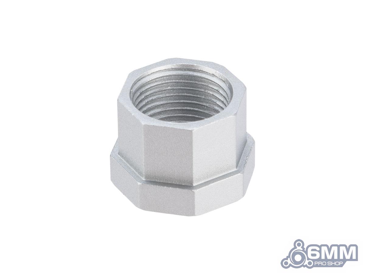 6mmProShop CNC Machined Aluminum 14mm Negative Thread Protector (Type: Type B / Silver)