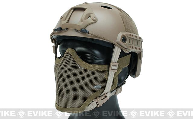 OneTigris face protection helmet PJ type helmet camouflage Military style -  Airsoft Shop Japan