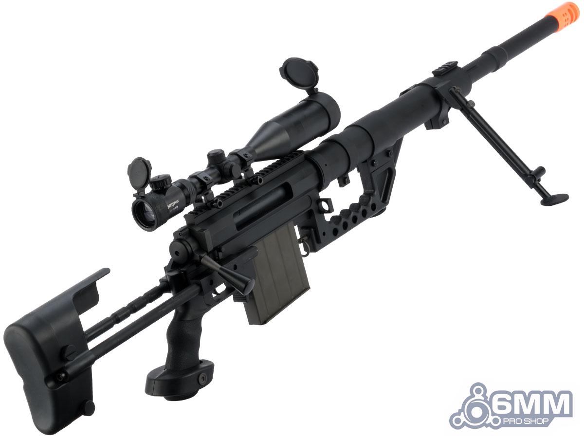 CheyTac Licensed M200 Intervention Bolt Action Custom Sniper Rifle (Model:  Black), Airsoft Guns, Heavy Weapons -  Airsoft Superstore