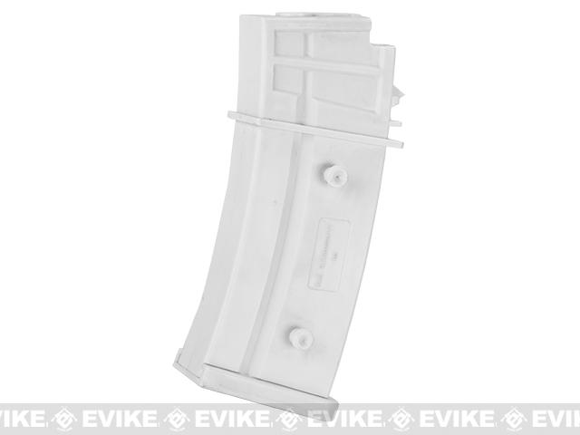 6mmProShop White 400rd Hi-Cap Magazine for Pink Series G36 Airsoft AEG Rifles