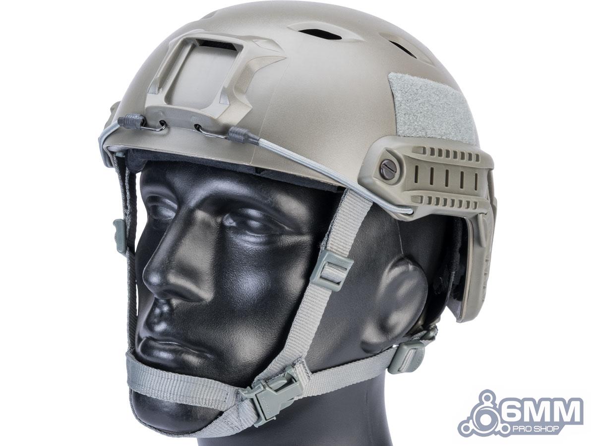 6mmProShop Advanced Base Jump Type Tactical Airsoft Bump Helmet (Color: Foliage Green / Medium - Large)