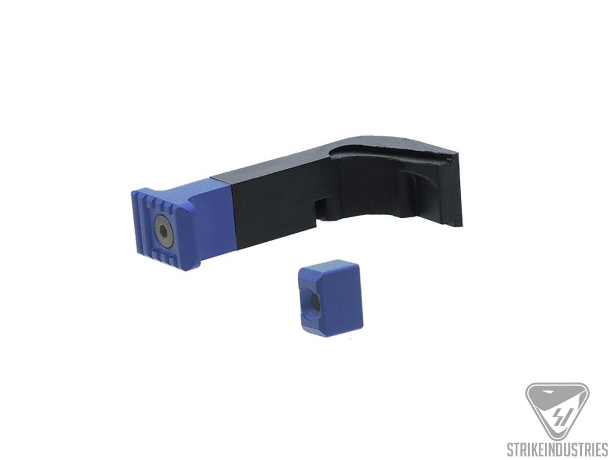 Strike Industries Modular Magazine Release for GLOCk Gen 1-3 Pistols (Color: Blue)