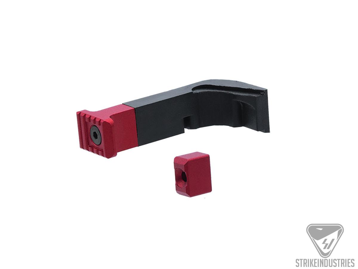 Strike Industries Modular Magazine Release for GLOCk Gen 1-3 Pistols (Color: Red)