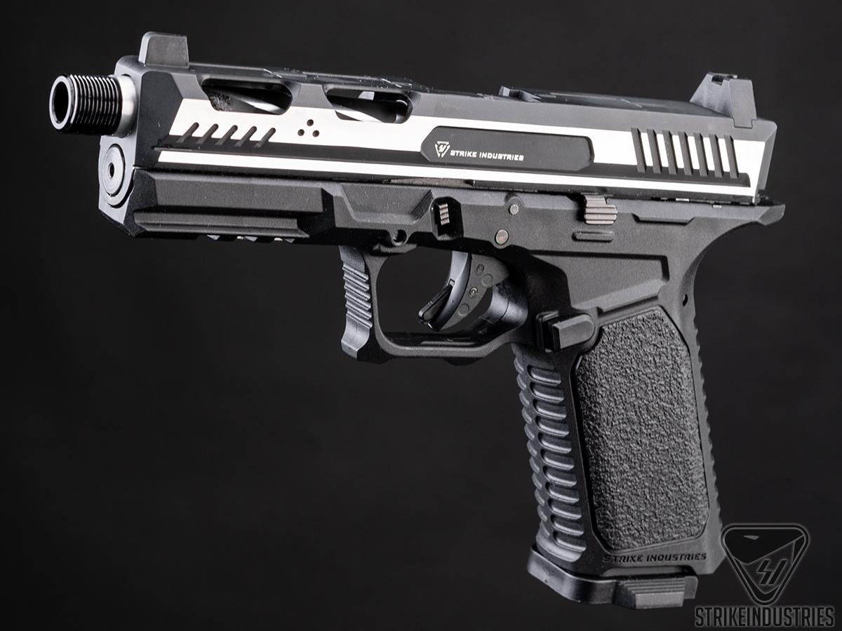 Pre-Order ETA January 2025 EMG Strike Industries ARK CO2 Gas Blowback Airgun Pistol w/ STRIKE Frame (Model: Standard / Dual-Tone)