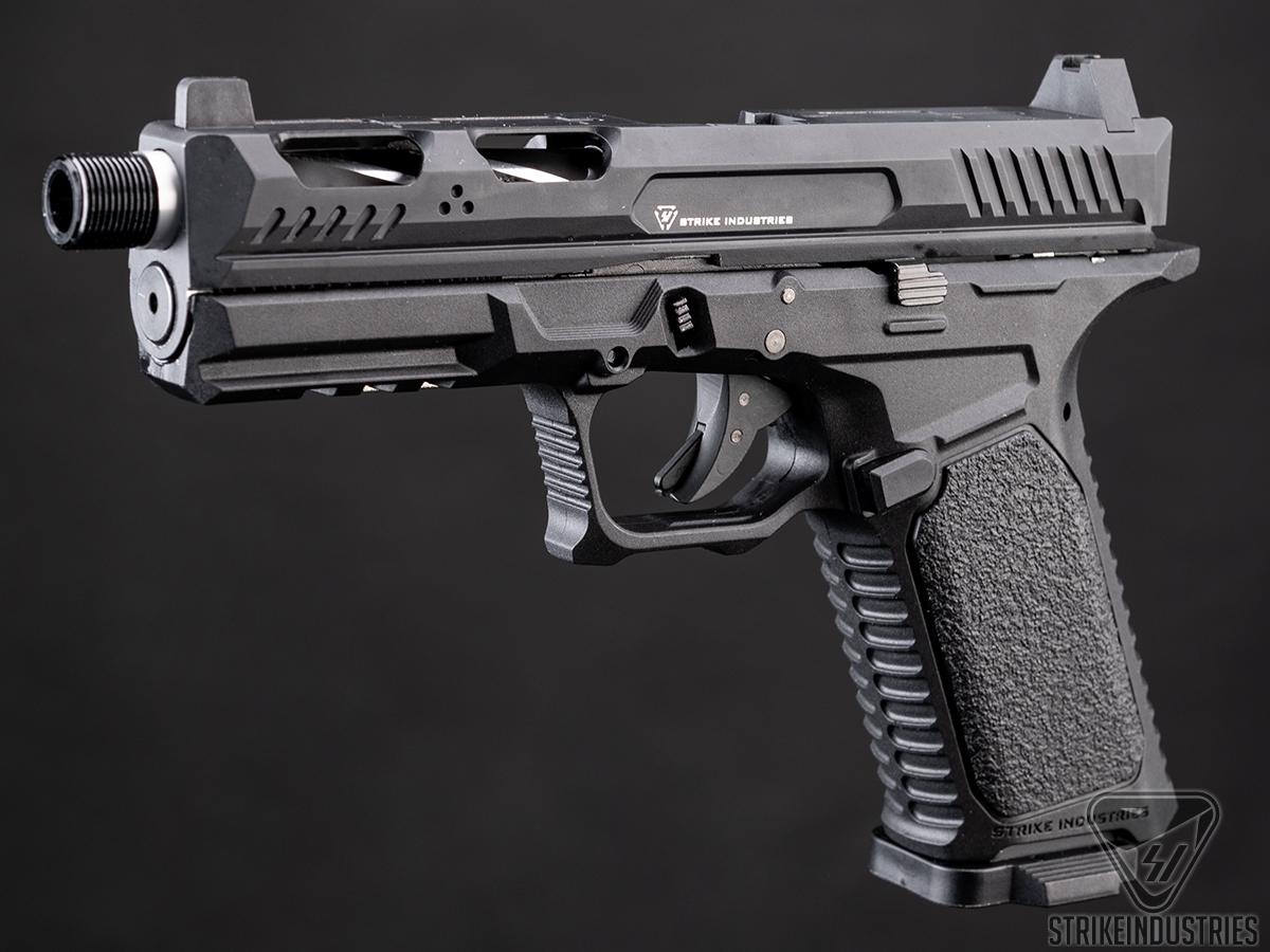 Pre-Order ETA January 2025 EMG Strike Industries ARK CO2 Gas Blowback Airgun Pistol w/ STRIKE Frame (Model: Standard / Black)