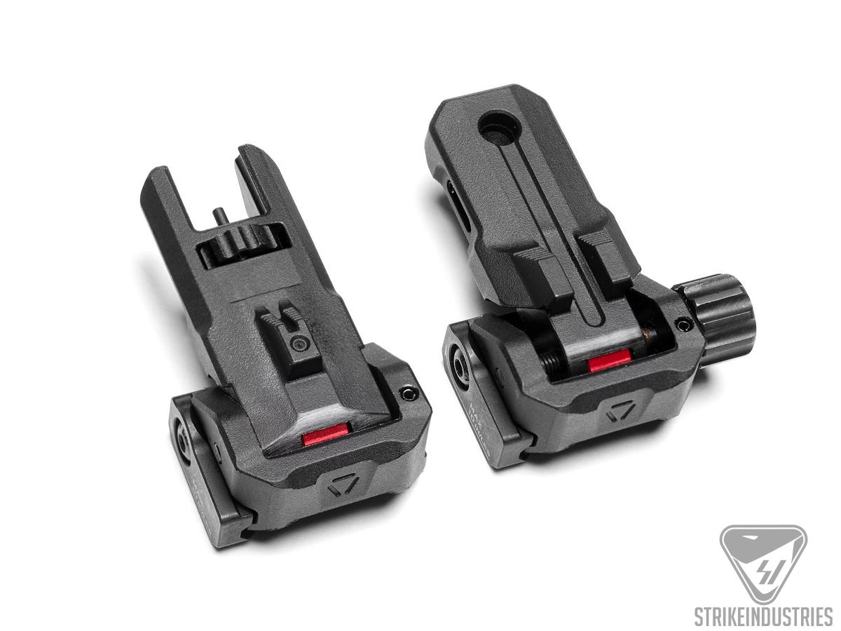 Strike Industries PolyFlex Backup Front and Rear Airsoft Sights