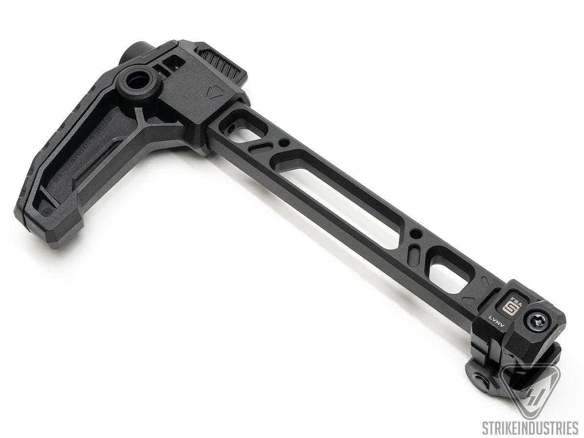 Strike Industries Single Folding Stock Adapter for Picatinny Rail Mounts (Model: Stock)