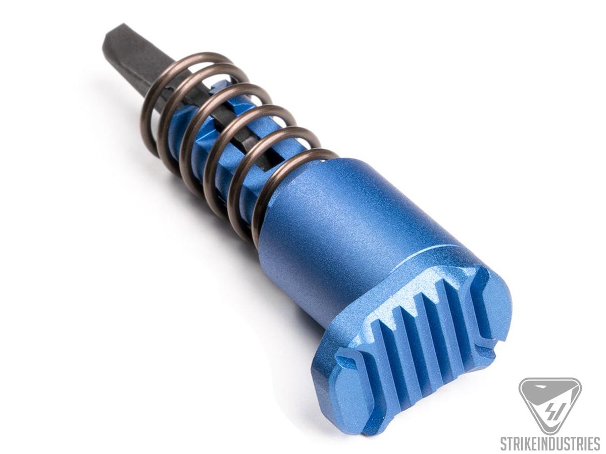 Strike Industries Extended Lightweight Forward Assist (Color: Blue)