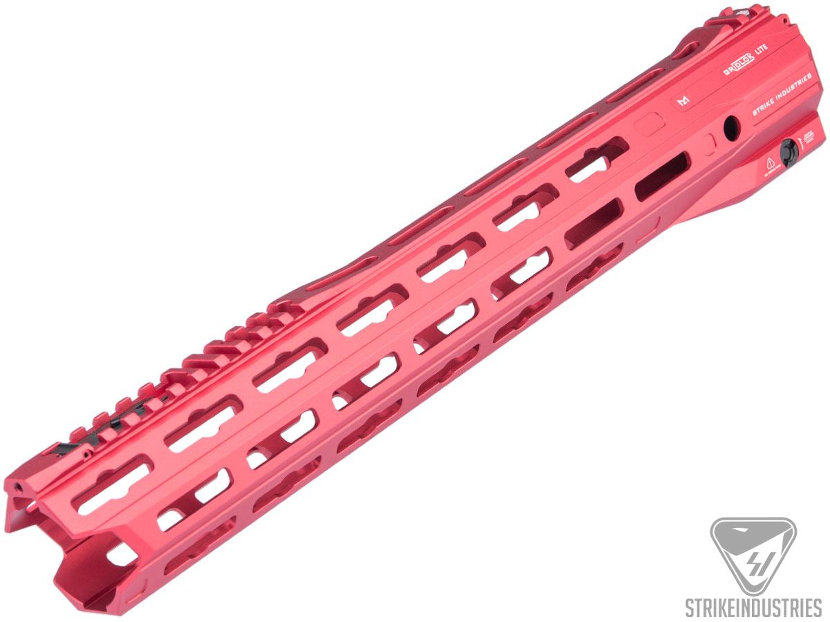 Strike Industries GRIDLOK® LITE Handguard for AR15 Rifles (Color: Red / 15)