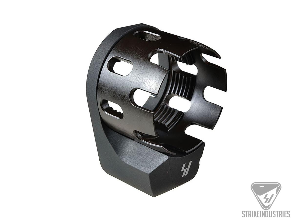 Strike Industries AR Enhanced Castle Nut & Extended End Plate (Color:  Black), Accessories & Parts, Real Steel Accessories, AR15 / AR10, AR  Receiver Parts & Extensions - Evike.com Airsoft Superstore