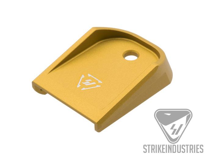 Strike Industries Aluminum Magazine Base Plate for GLOCK Pistols (Color: Titan)