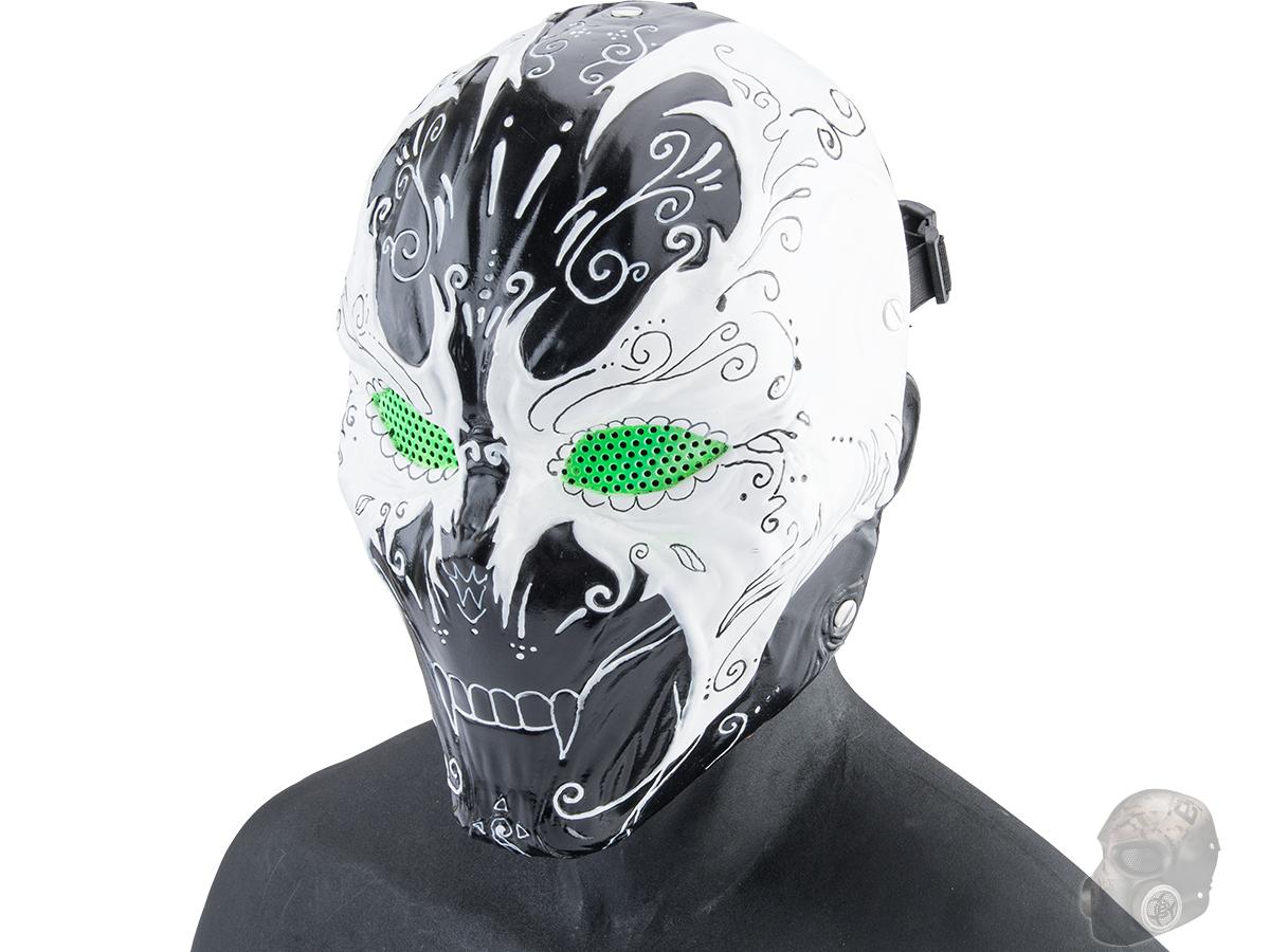 Super Durable Ghost Mask Eye Protection With Metal Mesh or 