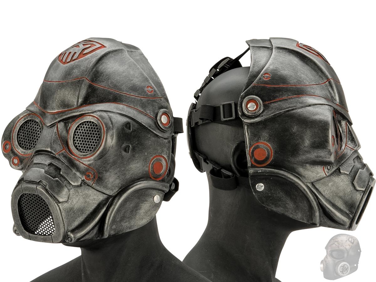 Evike.com R-Custom Fiberglass Mesh "Spectre" Mask Inspired Starcraft - Red / Black, Tactical Gear/Apparel, Custom Face Masks