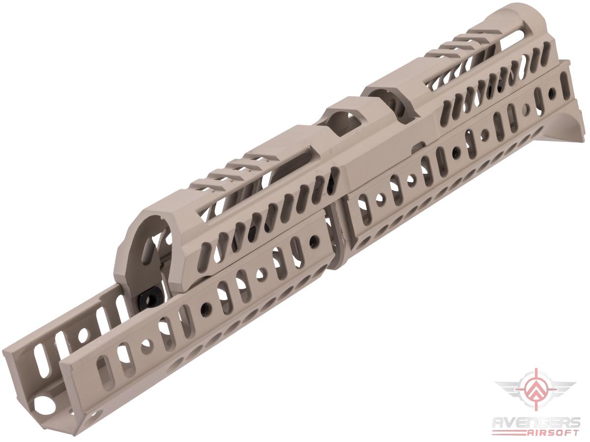 Avengers SPORT 4 Modular Handguard Kit for AK74 Series Airsoft Rifle (Color: Desert Tan)